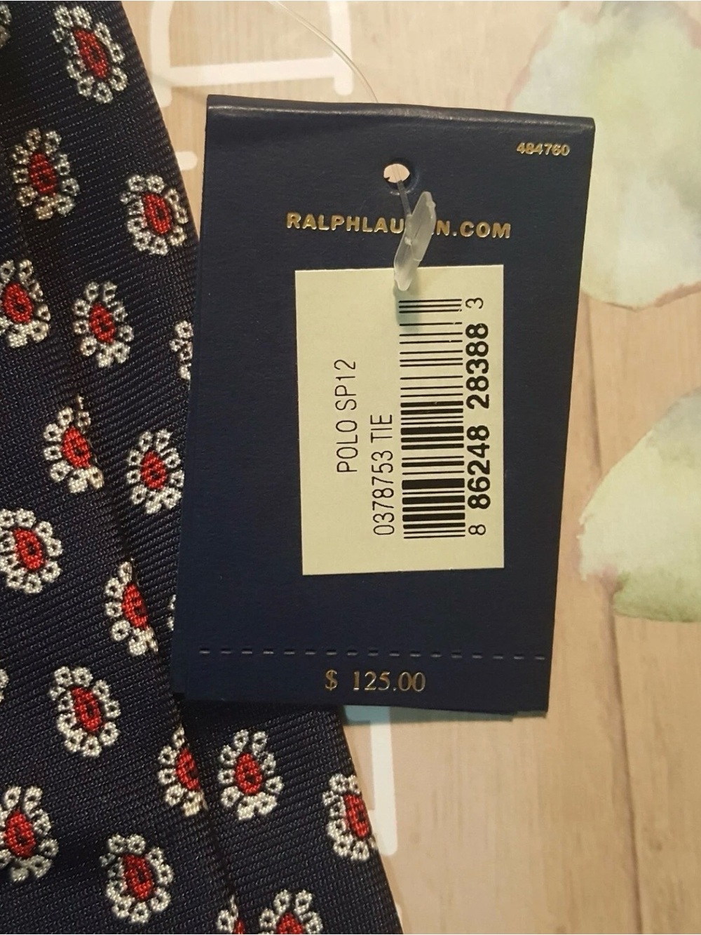 POLO RALPH LAUREN MEN'S NEAT SILK TIE. - Picture 5 of 5